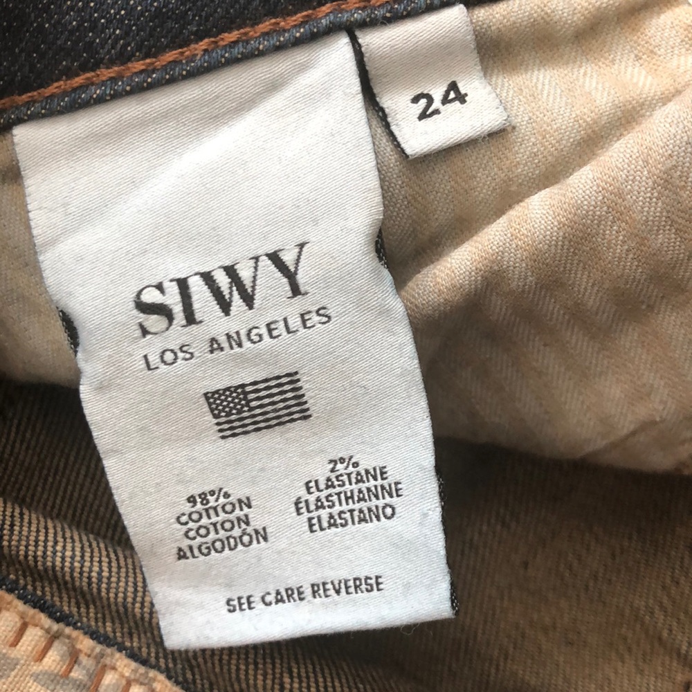 SIWY Hannah Skinny Jeans Size 24 Distressed - Picture 8 of 8